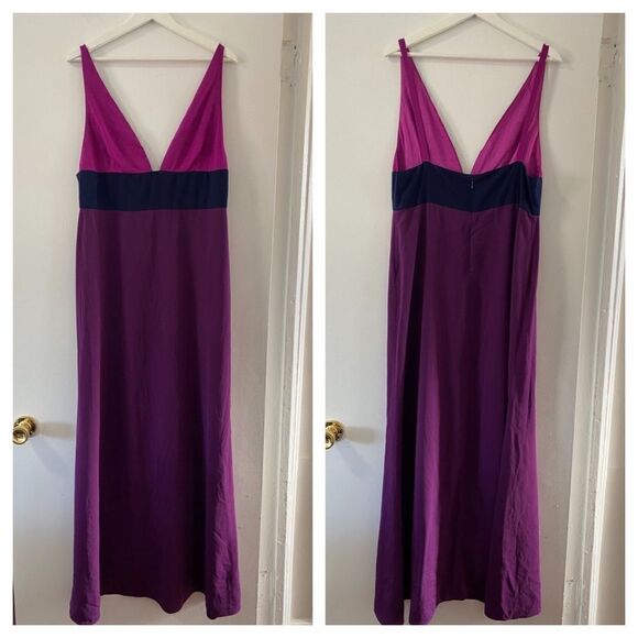 Jill Jill Stuart Viola Colorblock Gown Dress - Picture 2 of 8